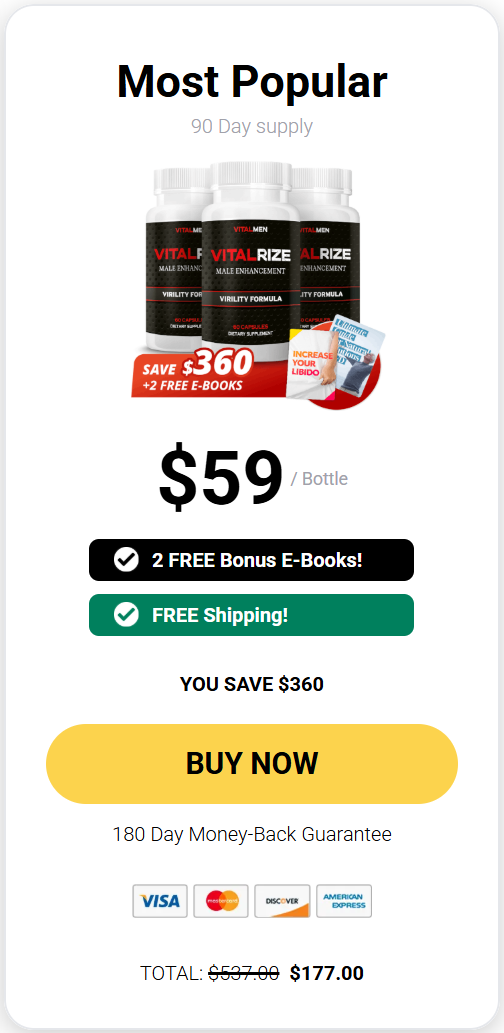 VitalRIZE Buy 3 Bottles